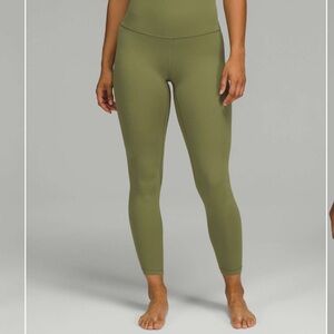 Lululemon Align 28” Bronze Green Leggings